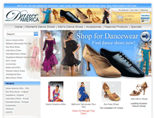 Tablet Screenshot of dance-america.com